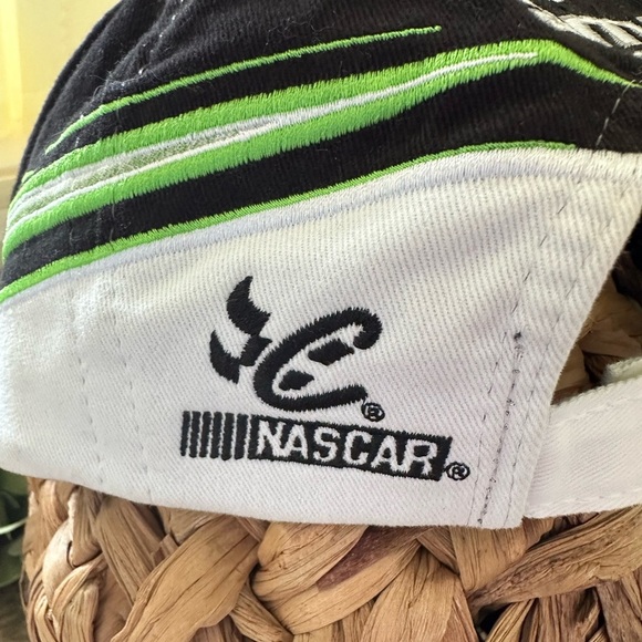 EUC VINTAGE Nascar Hat Cap Strap Back Black Amp Dale Earnhardt Racing Mens 90s - Picture 4 of 8